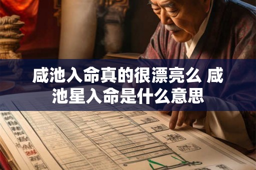 咸池入命真的很漂亮么 咸池星入命是什么意思 咸池入命真的很漂亮么 咸池星入命是什么意思