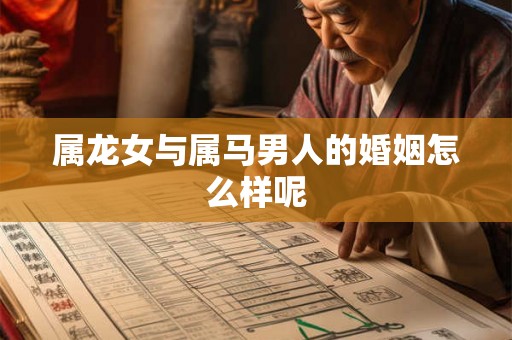 属龙女与属马男人的婚姻怎么样呢 属龙女与属马男人的婚姻怎么样呢