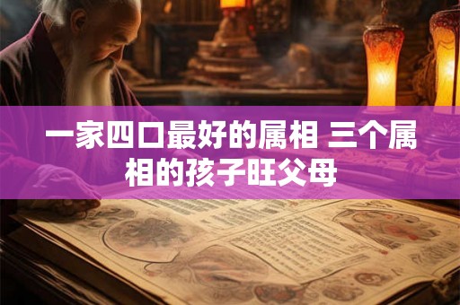 一家四口最好的属相 三个属相的孩子旺父母