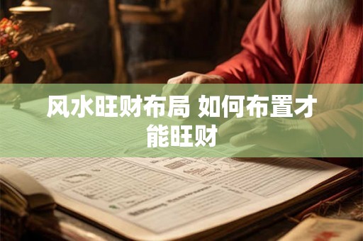 风水旺财布局 如何布置才能旺财 风水旺财布局 如何布置才能旺财