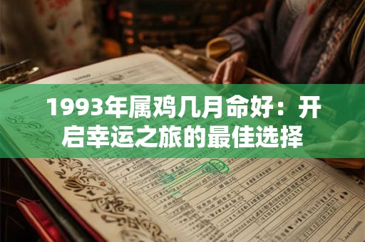 1993年属鸡几月命好:开启幸运之旅的最佳选择 1993年属鸡几月命好:开启幸运之旅的最佳选择