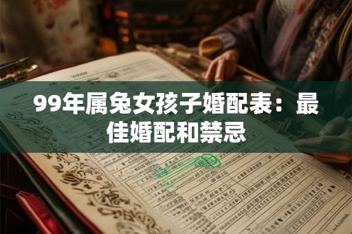 99年属兔女孩子婚配表:最佳婚配和禁忌 99年属兔女孩子婚配表:最佳婚配和禁忌