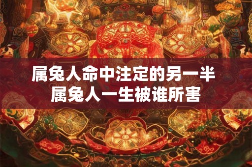 属兔人命中注定的另一半 属兔人一生被谁所害 属兔人命中注定的另一半 属兔人一生被谁所害
