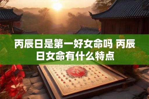 丙辰日是第一好女命吗 丙辰日女命有什么特点 丙辰日是第一好女命吗 丙辰日女命有什么特点
