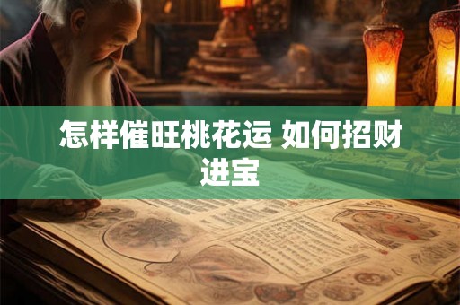 怎样催旺桃花运 如何招财进宝 怎样催旺桃花运 如何招财进宝