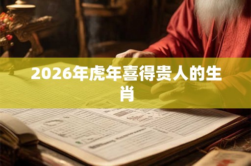 2026年虎年喜得贵人的生肖 2026年虎年喜得贵人的生肖