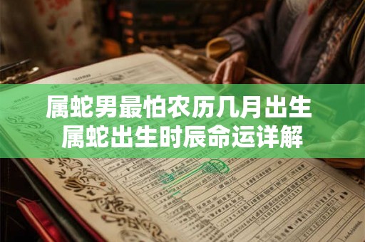 属蛇男最怕农历几月出生 属蛇出生时辰命运详解 属蛇男最怕农历几月出生 属蛇出生时辰命运详解