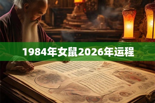 1984年女鼠2026年运程 1984年女鼠2026年运程