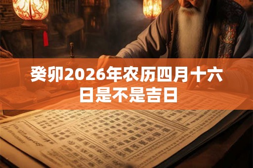 癸卯2026年农历四月十六日是不是吉日 癸卯2026年农历四月十六日是不是吉日