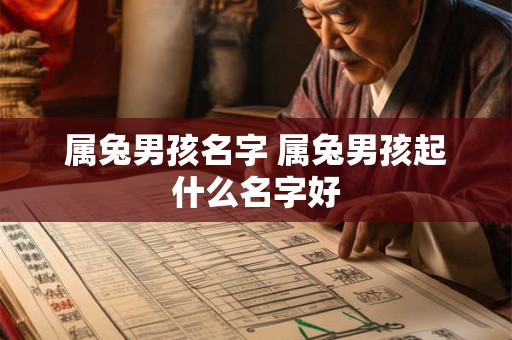 属兔男孩名字 属兔男孩起什么名字好 属兔男孩名字 属兔男孩起什么名字好