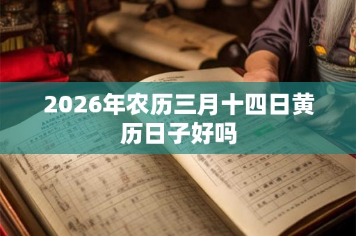 2026年农历三月十四日黄历日子好吗 2026年农历三月十四日黄历日子好吗