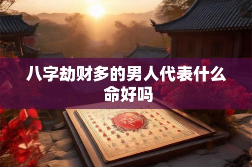 八字劫财多的男人代表什么 命好吗 八字劫财多的男人代表什么 命好吗