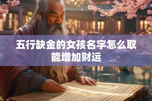 五行缺金的女孩名字怎么取能增加财运 五行缺金的女孩名字怎么取能增加财运