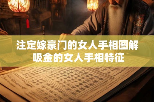 注定嫁豪门的女人手相图解 吸金的女人手相特征 注定嫁豪门的女人手相图解 吸金的女人手相特征