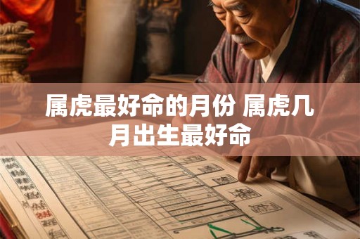 属虎最好命的月份 属虎几月出生最好命 属虎最好命的月份 属虎几月出生最好命