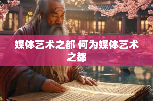 媒体艺术之都 何为媒体艺术之都 媒体艺术之都 何为媒体艺术之都