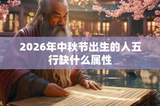 2026年中秋节出生的人五行缺什么属性 2026年中秋节出生的人五行缺什么属性