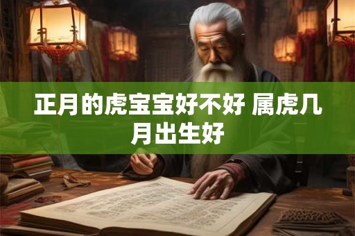 正月的虎宝宝好不好 属虎几月出生好 正月的虎宝宝好不好 属虎几月出生好