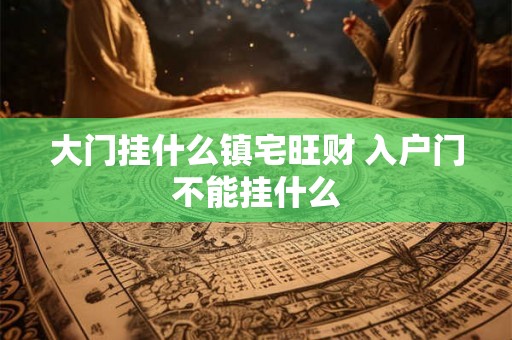 大门挂什么镇宅旺财 入户门不能挂什么 大门挂什么镇宅旺财 入户门不能挂什么