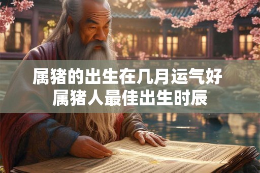 属猪的出生在几月运气好 属猪人最佳出生时辰 属猪的出生在几月运气好 属猪人最佳出生时辰