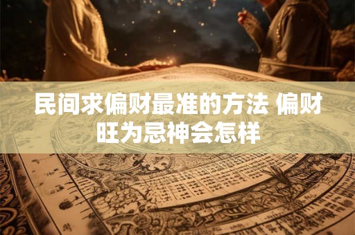 民间求偏财最准的方法 偏财旺为忌神会怎样