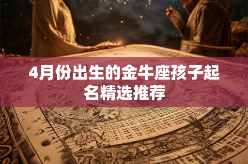 4月份出生的金牛座孩子起名精选推荐 4月份出生的金牛座孩子起名精选推荐