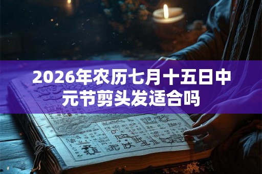2026年农历七月十五日中元节剪头发适合吗