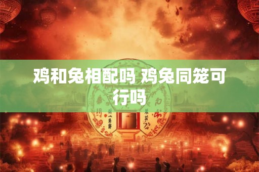 鸡和兔相配吗 鸡兔同笼可行吗 鸡和兔相配吗 鸡兔同笼可行吗