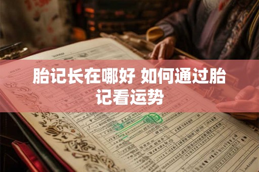 胎记长在哪好 如何通过胎记看运势