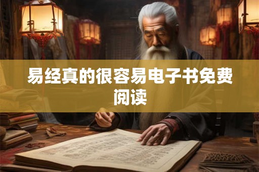 易经真的很容易电子书免费阅读 易经真的很容易电子书免费阅读