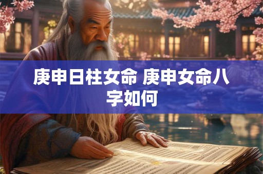 庚申日柱女命 庚申女命八字如何 庚申日柱女命 庚申女命八字如何