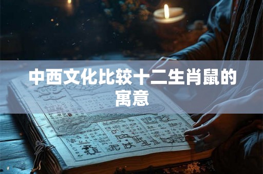 中西文化比较十二生肖鼠的寓意