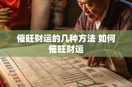 催旺财运的几种方法 如何催旺财运 催旺财运的几种方法 如何催旺财运