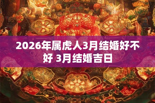 2026年属虎人3月结婚好不好 3月结婚吉日 2026年属虎人3月结婚好不好 3月结婚吉日