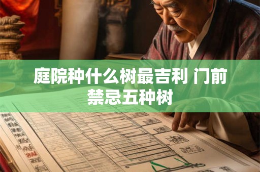 庭院种什么树最吉利 门前禁忌五种树