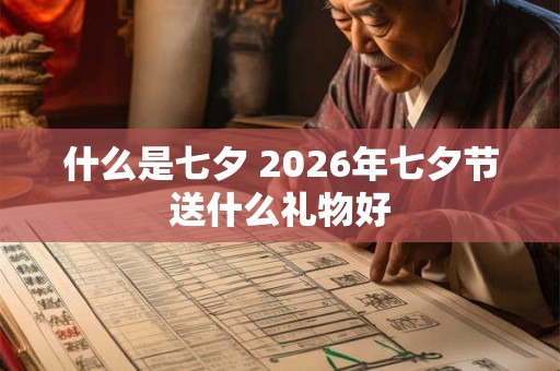 什么是七夕 2026年七夕节送什么礼物好 什么是七夕 2026年七夕节送什么礼物好