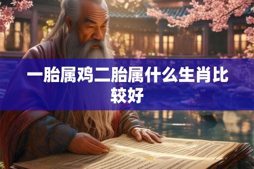一胎属鸡二胎属什么生肖比较好 一胎属鸡二胎属什么生肖比较好