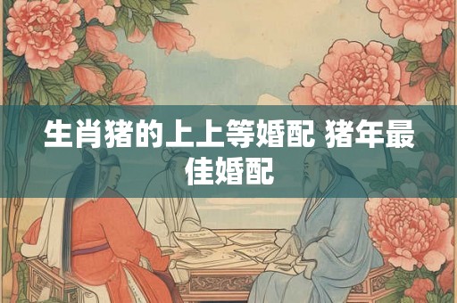 生肖猪的上上等婚配 猪年最佳婚配