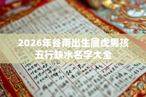 2026年谷雨出生属虎男孩五行缺水名字大全 2026年谷雨出生属虎男孩五行缺水名字大全