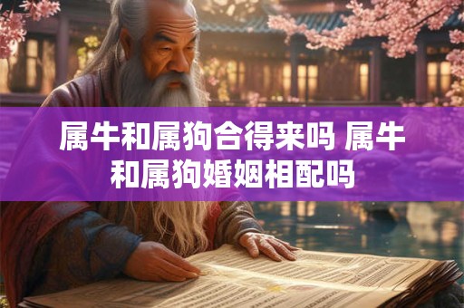 属牛和属狗合得来吗 属牛和属狗婚姻相配吗 属牛和属狗合得来吗 属牛和属狗婚姻相配吗