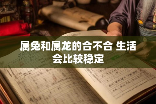 属兔和属龙的合不合 生活会比较稳定 属兔和属龙的合不合 生活会比较稳定