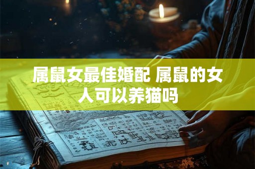 属鼠女最佳婚配 属鼠的女人可以养猫吗