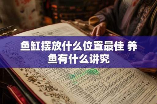 鱼缸摆放什么位置最佳 养鱼有什么讲究
