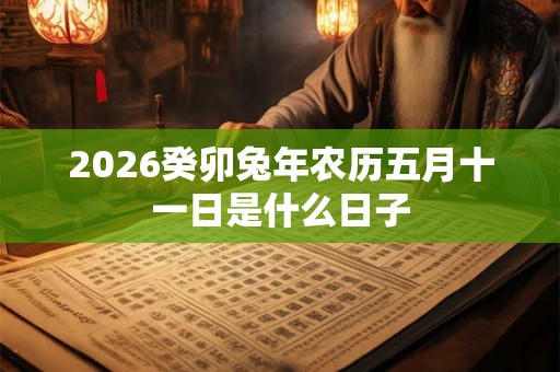 2026癸卯兔年农历五月十一日是什么日子 2026癸卯兔年农历五月十一日是什么日子
