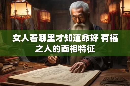 女人看哪里才知道命好 有福之人的面相特征
