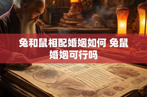 兔和鼠相配婚姻如何 兔鼠婚姻可行吗 兔和鼠相配婚姻如何 兔鼠婚姻可行吗