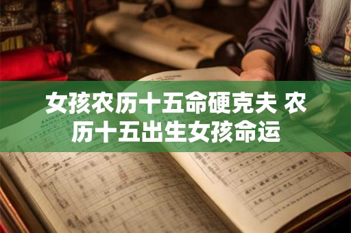 女孩农历十五命硬克夫 农历十五出生女孩命运 女孩农历十五命硬克夫 农历十五出生女孩命运