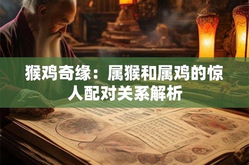 猴鸡奇缘:属猴和属鸡的惊人配对关系解析 猴鸡奇缘:属猴和属鸡的惊人配对关系解析