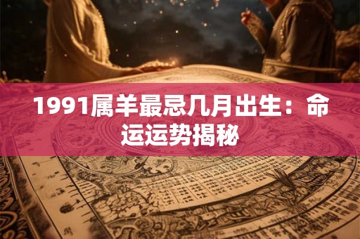 1991属羊最忌几月出生:命运运势揭秘 1991属羊最忌几月出生:命运运势揭秘