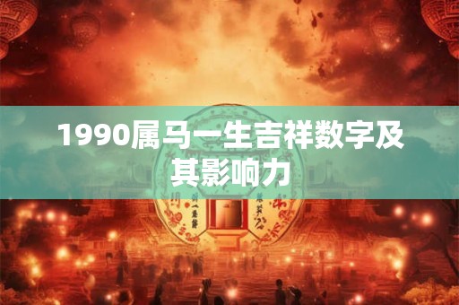 1990属马一生吉祥数字及其影响力 1990属马一生吉祥数字及其影响力
